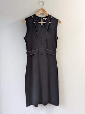 Dorothee Schumacher Cutout Belted A-line Sleeveless Midi Dress Size 2 Portugal
